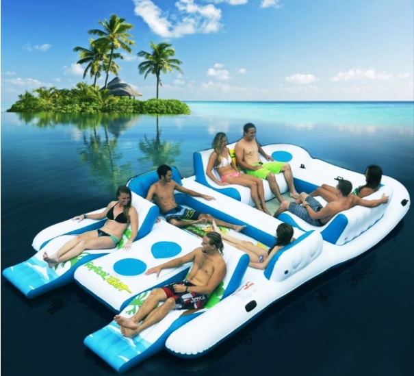 stoel lezing Roest Opblaasbaar Eiland Floating Tahiti kopen? | Waterspeelgoed & Eilanden