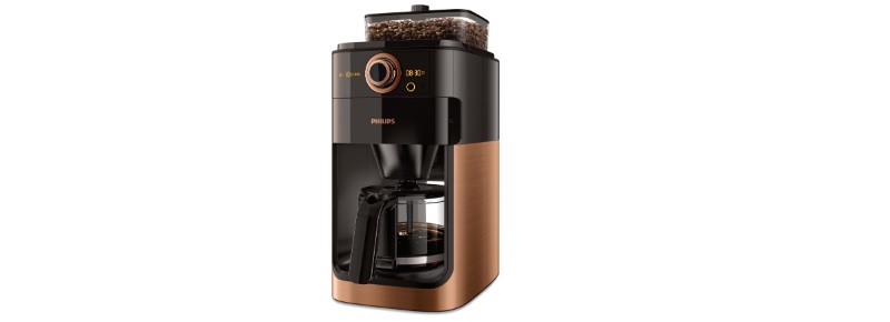 delen twijfel Ongelijkheid Philips Koffiezetapparaat Kopermetaal Grind Brew HD7768-70 | Bonen